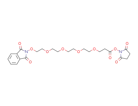 Molecular Structure of 1415328-95-8 (Phth-PEG<sub>4</sub>-OSu)