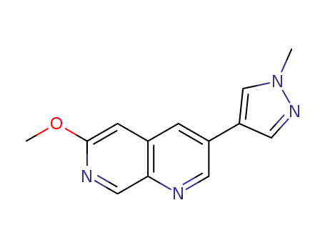 Molecular Structure of 1431985-50-0 (6-methoxy-1,7-naphthyridin-4(1H)-one)