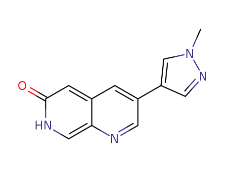 Molecular Structure of 1431985-51-1 (6-methoxy-1,7-naphthyridin-4(1H)-one)