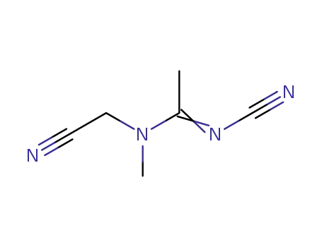 에탄이미다미드, N-시아노-N-(시아노메틸)-N-메틸-(9CI)