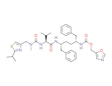 oxazol-5-ylmethyl [(2R,5R)-5-((S)-2-(3-((2-isopropylthiazol-4-yl)methyl)-3-methylureido)-3-methylbutanamido)-1,6-diphenylhexan-2-yl]carbamate