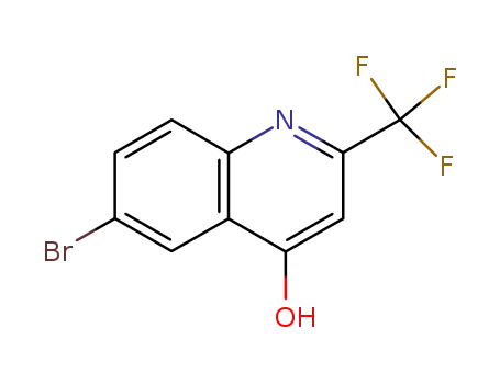 Molecular Structure of 1701-22-0 (6-BROMO-4-HYDROXY-2-(TRIFLUOROMETHYL)QUINOLINE)