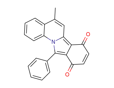 Molecular Structure of 1448670-20-9 (5-methyl-11-phenylisoindolo[2,1-a]quinoline-7,10-dione)