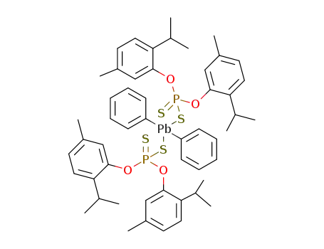 C<sub>52</sub>H<sub>62</sub>O<sub>4</sub>P<sub>2</sub>PbS<sub>4</sub>