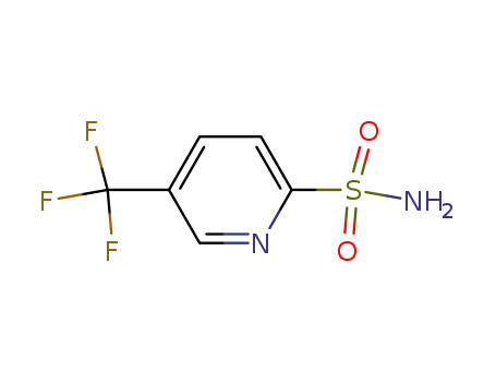 Molecular Structure of 332366-24-2 (5-(Trifluoromethyl)pyridine-2-sulfonamide)