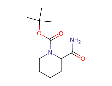 Molecular Structure of 388077-74-5 ((+/-)-1-N-BOC-PIPERIDINE-2-CARBOXAMIDE)