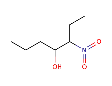 Molecular Structure of 5462-04-4 (3-nitroheptan-4-ol)