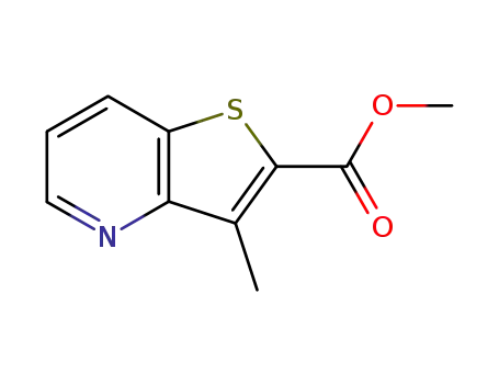 2-Carbomethoxy-3-methylthieno<2,3-b>pyridine