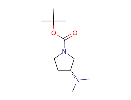 Molecular Structure of 1004538-33-3 ((R)-1-BOC-3-DIMETHYLAMINOPYRROLIDINE)