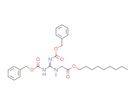 nonyl 2-(2,3-bis((benzyloxy)carbonyl)-1-methylguanidino)acetate