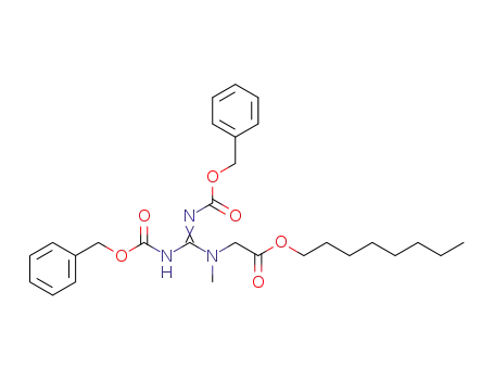 octyl 2-(2,3-bis((benzyloxy)carbonyl)-1-methylguanidino)acetate