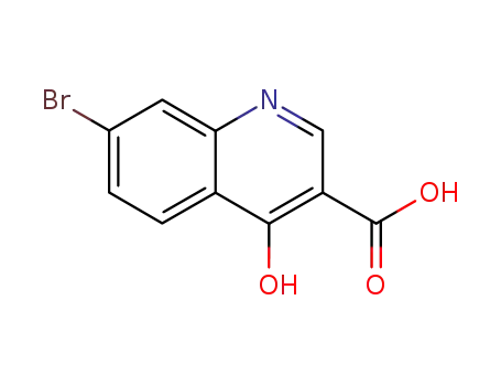 Molecular Structure of 860205-92-1 (7-Bromo-4-hydroxy-3-quinolinecarboxylic acid)