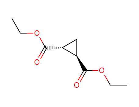 Molecular Structure of 889461-58-9 (1,2-Cyclopropanedicarboxylic acid, 1,2-diethyl ester, (1R,2R)-)