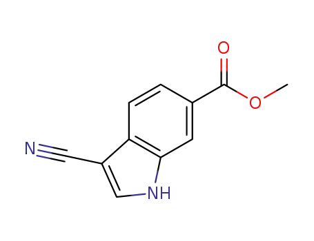 3- 시아 노 -1H- 인돌 -6- 카르 복실 산 메틸 에스테르