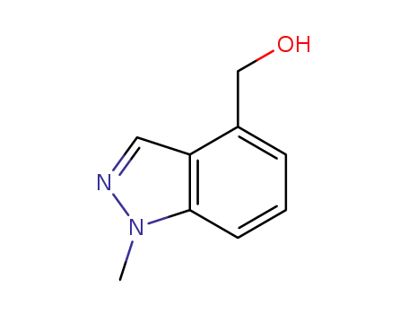 Molecular Structure of 1092961-12-0 (4-Hydroxymethyl-1-methylindazole)