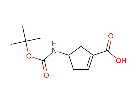4-((Tert-butoxycarbonyl)amino)cyclopent-1-ene-1-carboxylic acid