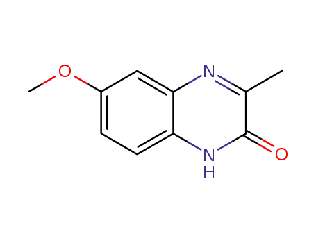 Molecular Structure of 108833-49-4 (2(1H)-Quinoxalinone,6-methoxy-3-methyl-(9CI))