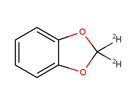 Molecular Structure of 14049-42-4 (1,3-Benzodioxole-2,2-d2(9CI))