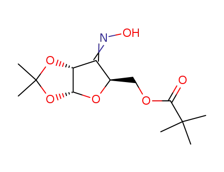 1,2-O-isopropylidene-5-O-trimethylacetyl-α-D-erythro-pent-3-ulofuranose oxime