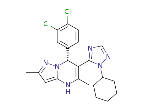 C<sub>22</sub>H<sub>24</sub>Cl<sub>2</sub>N<sub>6</sub>