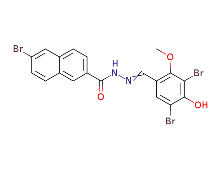 6-bromo-N'-(3,5-dibromo-4-hydroxy-2-methoxybenzylidene)-2-naphthohydrazide