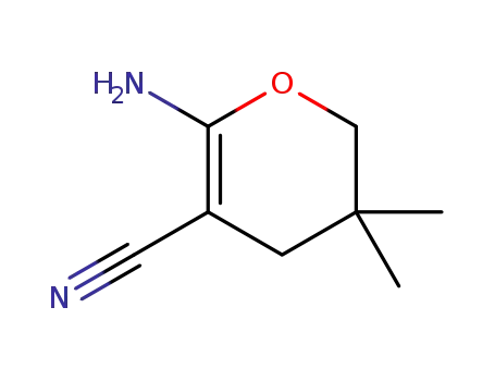 Molecular Structure of 337310-91-5 (6-amino-3,3-dimethyl-2,4-dihydropyran-5-carbonitrile)