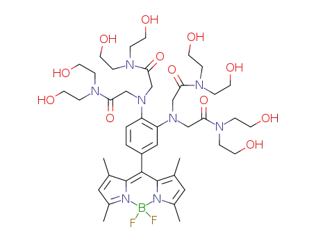 C<sub>43</sub>H<sub>65</sub>BF<sub>2</sub>N<sub>8</sub>O<sub>12</sub>
