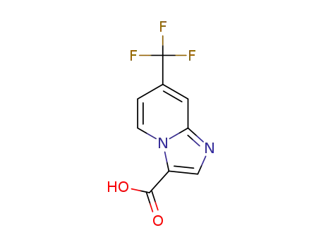 Molecular Structure of 1426135-67-2 (7-(trifluoromethyl)imidazo[1,2-a]pyridine-3-carboxylic acid)