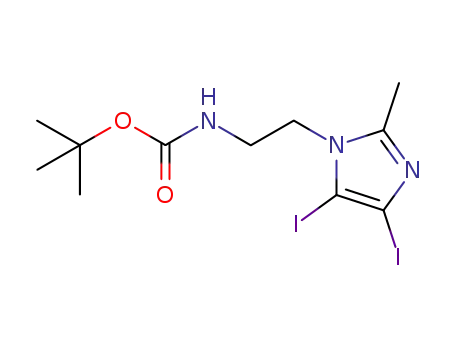 [2-(4,5-diiodo-2-methyl-imidazol-1-yl)-ethyl]-carbamic acid tert-butyl ester