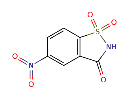 1,2-Benzisothiazol-3(2H)-one, 5-nitro-, 1,1-dioxide