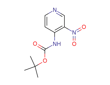 Molecular Structure of 623562-22-1 (4-(N-BOC-AMINO)-3-NITROPYRIDINE)