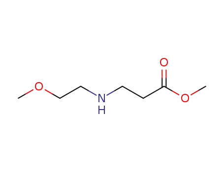 Molecular Structure of 55694-53-6 (Methyl 3-[(2-methoxyethyl)amino]propanoate)