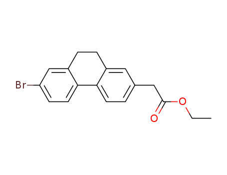 ethyl 2-(7-bromo-9,10-dihydrophenanthren-2-yl)acetate