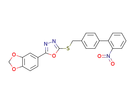 C<sub>22</sub>H<sub>15</sub>N<sub>3</sub>O<sub>5</sub>S