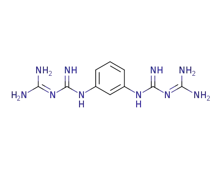 Molecular Structure of 47090-50-6 (m-phenylenedibiguanide)