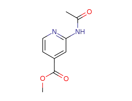 4- 피리딘 카르 복실 산, 2- (아세틸 아미노)-, 메틸 에스테르 (9CI)
