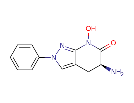(5S)-5-amino-7-hydroxy-2-phenyl-2,4,5,7-tetrahydro-6H-pyrazolo[3,4-b]pyridin-6-one