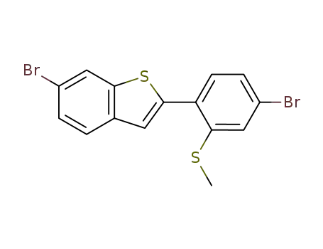 6-bromo-2-(4-bromo-2-(methylthio)phenyl)benzo[b]thiophene