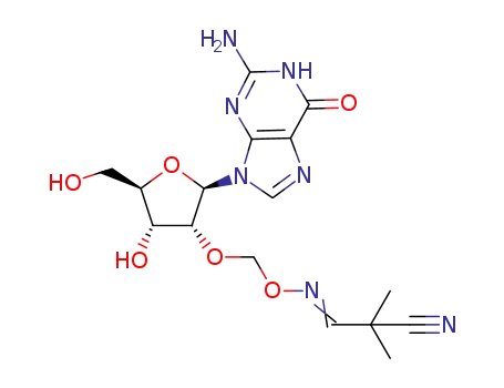 2’-O-(2-cyano-2,2-dimethylethanimine-N-oxymethyl)guanosine
