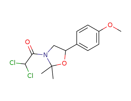 N-dichloroacetyl-5-(p-methoxyphenyl)-2,2-dimethyl-1,3-oxazolidine
