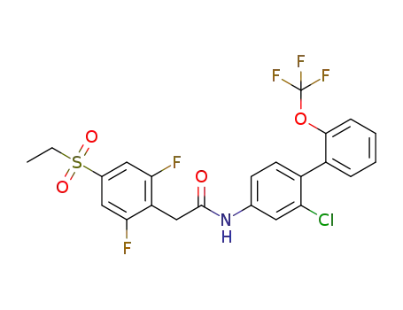 C<sub>23</sub>H<sub>17</sub>ClF<sub>5</sub>NO<sub>4</sub>S