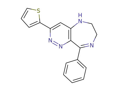 9-phenyl-3-(thiophene-2-yl)-5H,6H,7H-pyridazino[4,3-e][1,4]diazepine