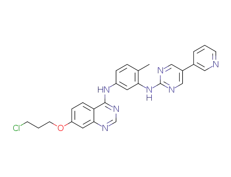 Molecular Structure of 1253969-55-9 (C<sub>27</sub>H<sub>24</sub>ClN<sub>7</sub>O)