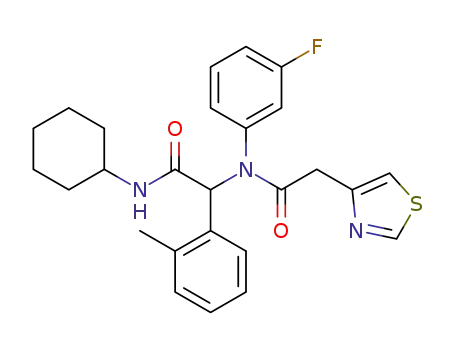Molecular Structure of 1355324-78-5 (C<sub>26</sub>H<sub>28</sub>FN<sub>3</sub>O<sub>2</sub>S)