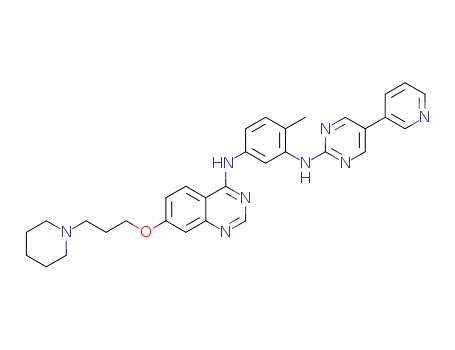 C<sub>32</sub>H<sub>34</sub>N<sub>8</sub>O