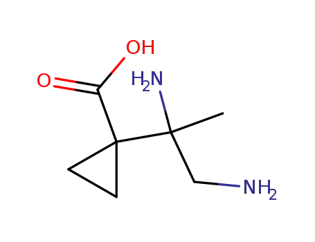 Cyclopropanecarboxylic  acid,  1-(1,2-diamino-1-methylethyl)-