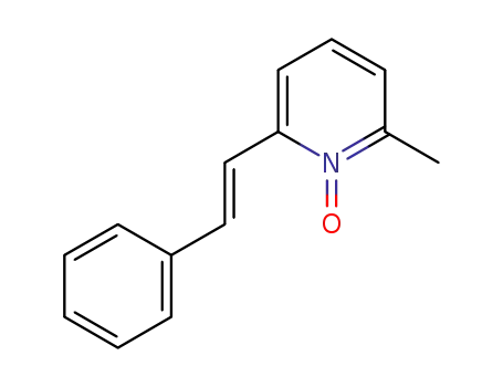 Molecular Structure of 1403954-65-3 ((E)-2-methyl-6-styrylpyridine N-oxide)