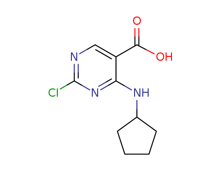 2-chloro-4-(cyclopentylamino)-5-Pyrimidinecarboxylic acid