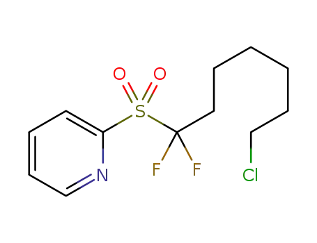 2-((7-chloro-1,1-difluoroheptyl)sulfonyl)pyridine