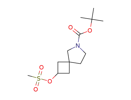 tert-butyl 2-[(methylsulfonyl)oxy]-6-azaspiro[3.4]octane-6-carboxylate